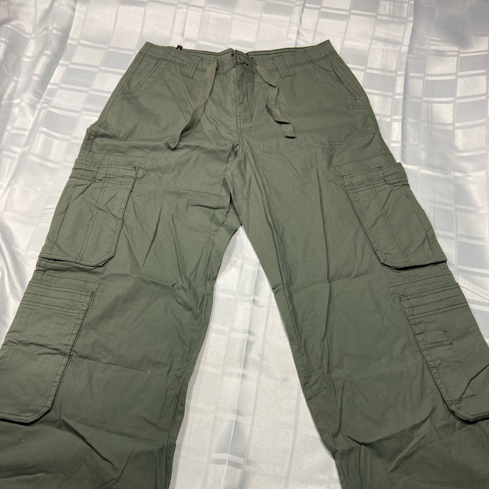 Bluenotes women’s Sage Green super High-Rise thin wide leg Pants
